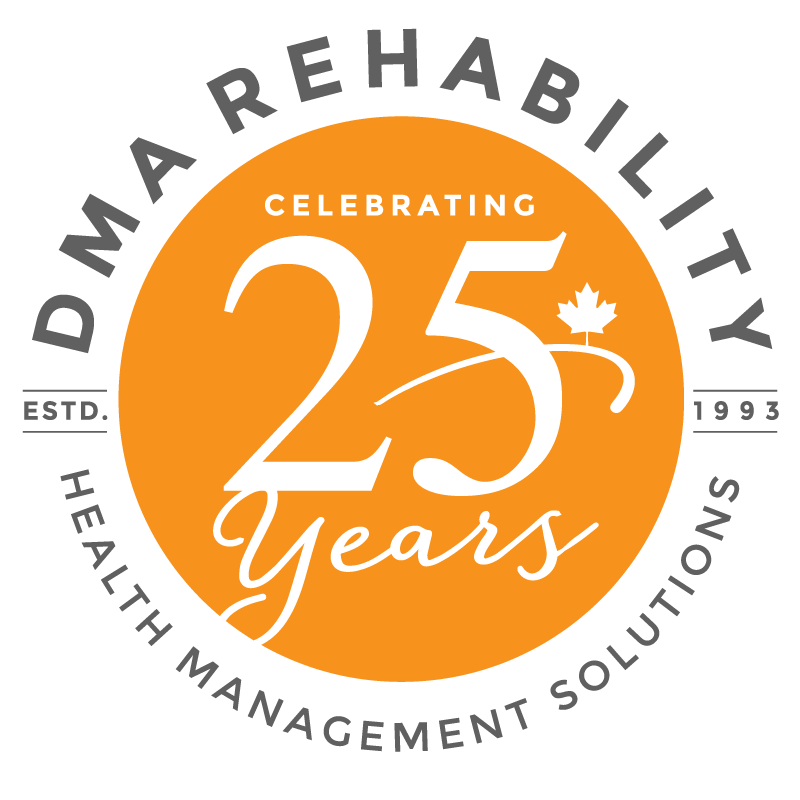 DMARehability 25th Anniversary Logo